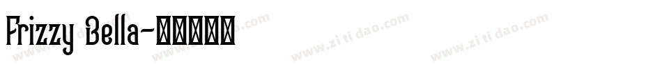 Frizzy Bella字体转换